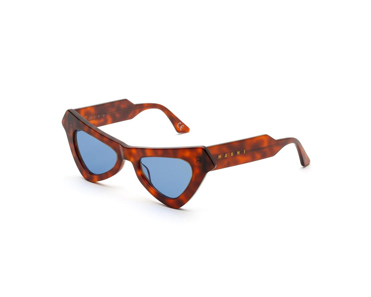 8059026105222 - Unisex Fairy Pools Havana Blue 9S9 Gläser SONNENBRILLEN Acetat Havanna Blau Katzenauge Normal