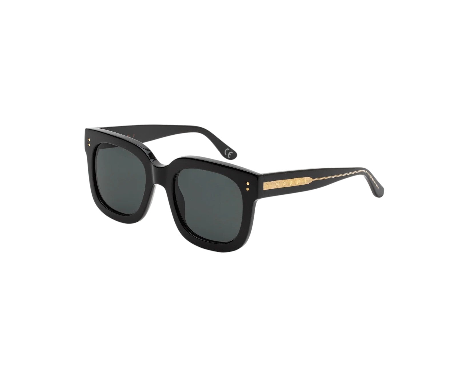 8059026105291 - Unisex Li River Blck Fndtn 4DM Gläser SONNENBRILLEN Acetat Schwarz Grau Quadratisch Normal