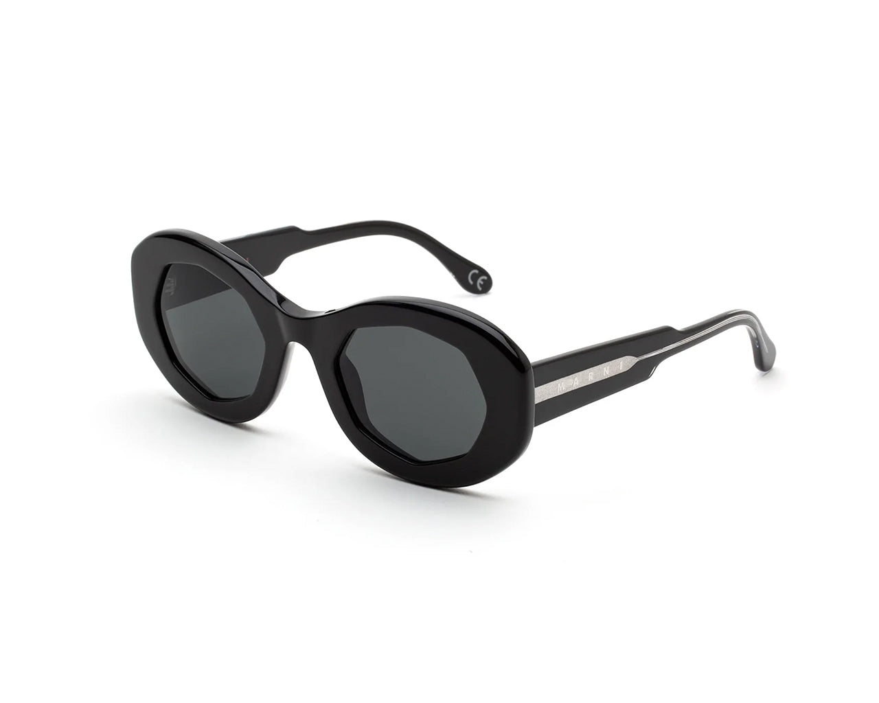 8059026105376 - Unisex Mount Bromo BLCK FNDTN C6H Gläser SONNENBRILLEN Acetat Schwarz Grau Übergroß Normal