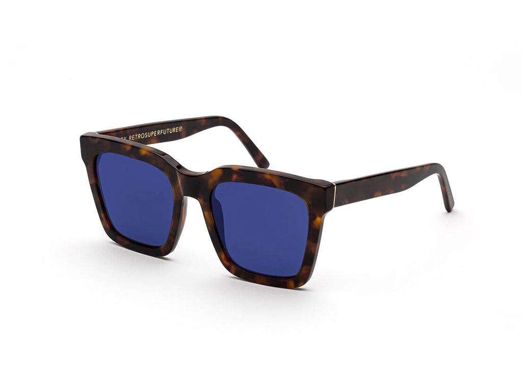 8059026106137 - Unisex 7M9 Aalto 3627 Blue Gläser SONNENBRILLEN Acetat Havanna Blau Quadratisch Normal