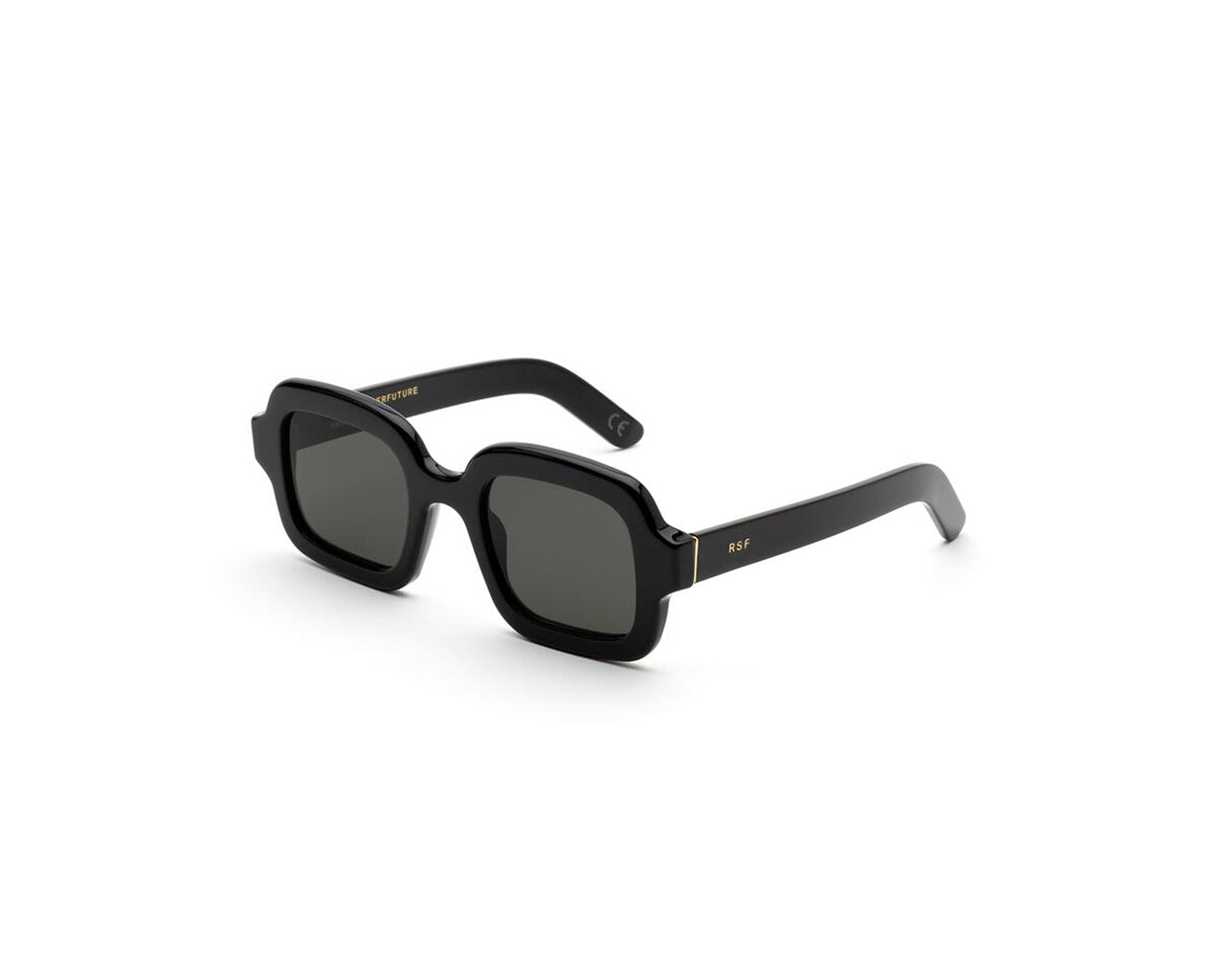 8059026106236 - Unisex QHB Benz Black Gläser SONNENBRILLEN Acetat Schwarz Grau Quadratisch Normal