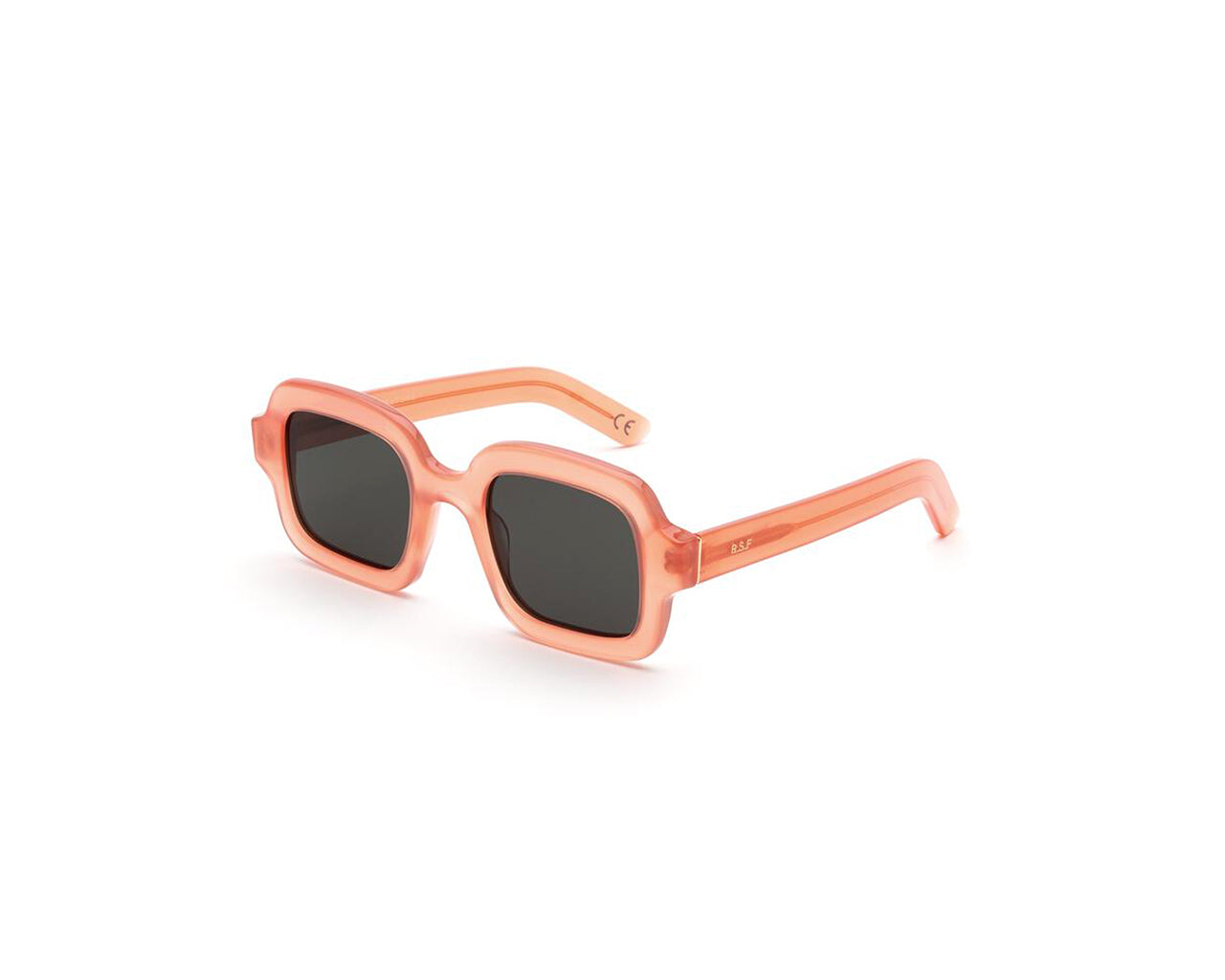 8059026106250 - Unisex 1X2 Benz Rusty Gläser SONNENBRILLEN Acetat Orange Schwarz Quadratisch Normal