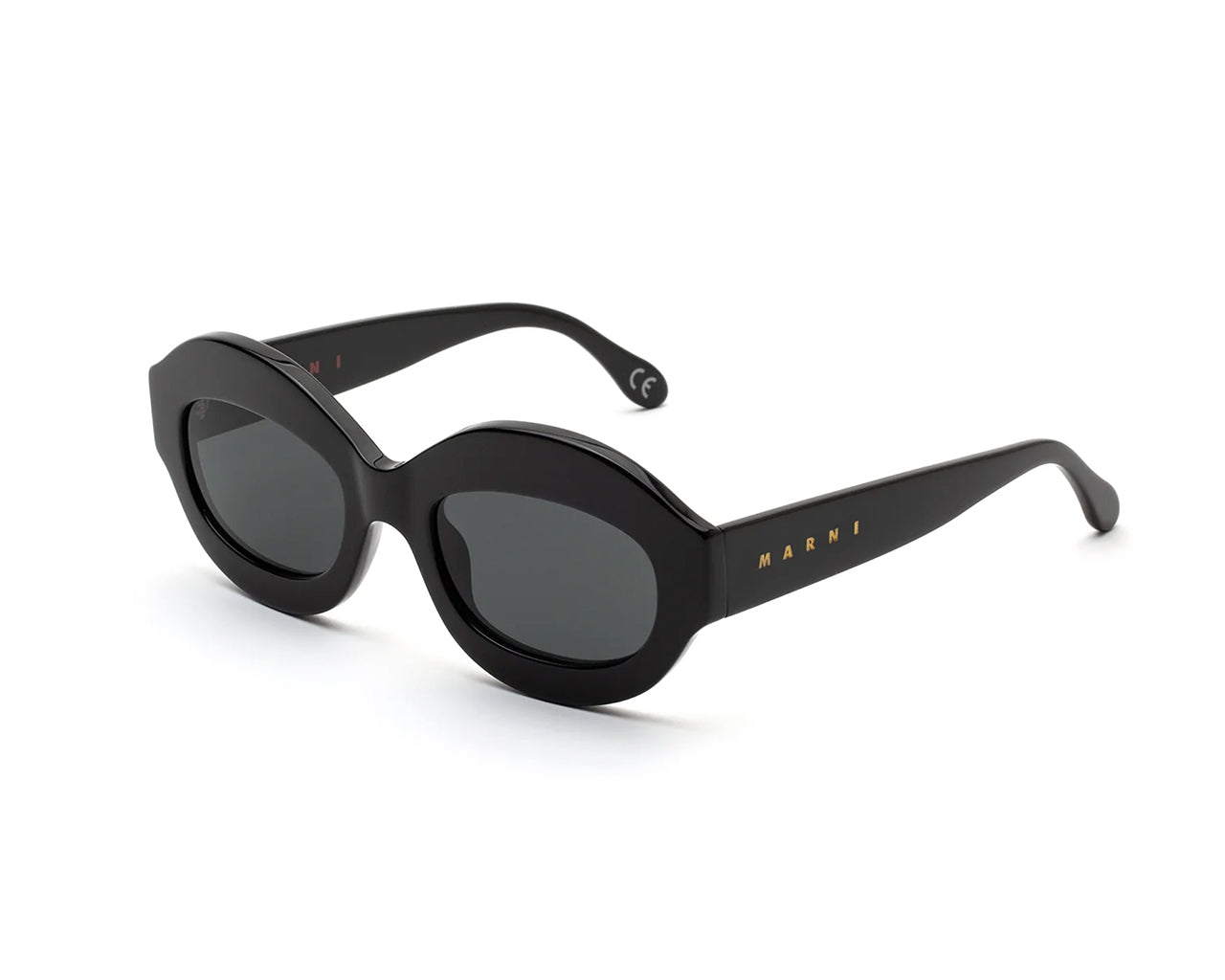 8059026106854 - Unisex Ik Kil Cenote Black 4ie Gläser SONNENBRILLEN Acetat Schwarz Grau Übergroß Normal