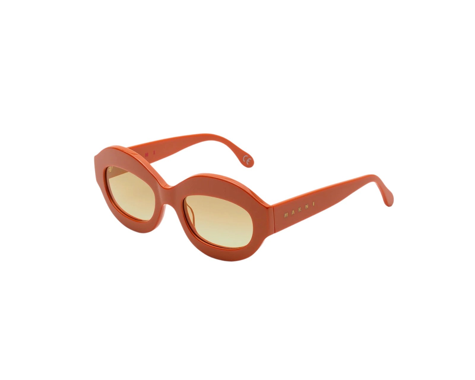 8059026106892 - Unisex Ik Kil Cenote Orange G1E Gläser SONNENBRILLEN Acetat Orange Orange Oversize Normal Schattiert