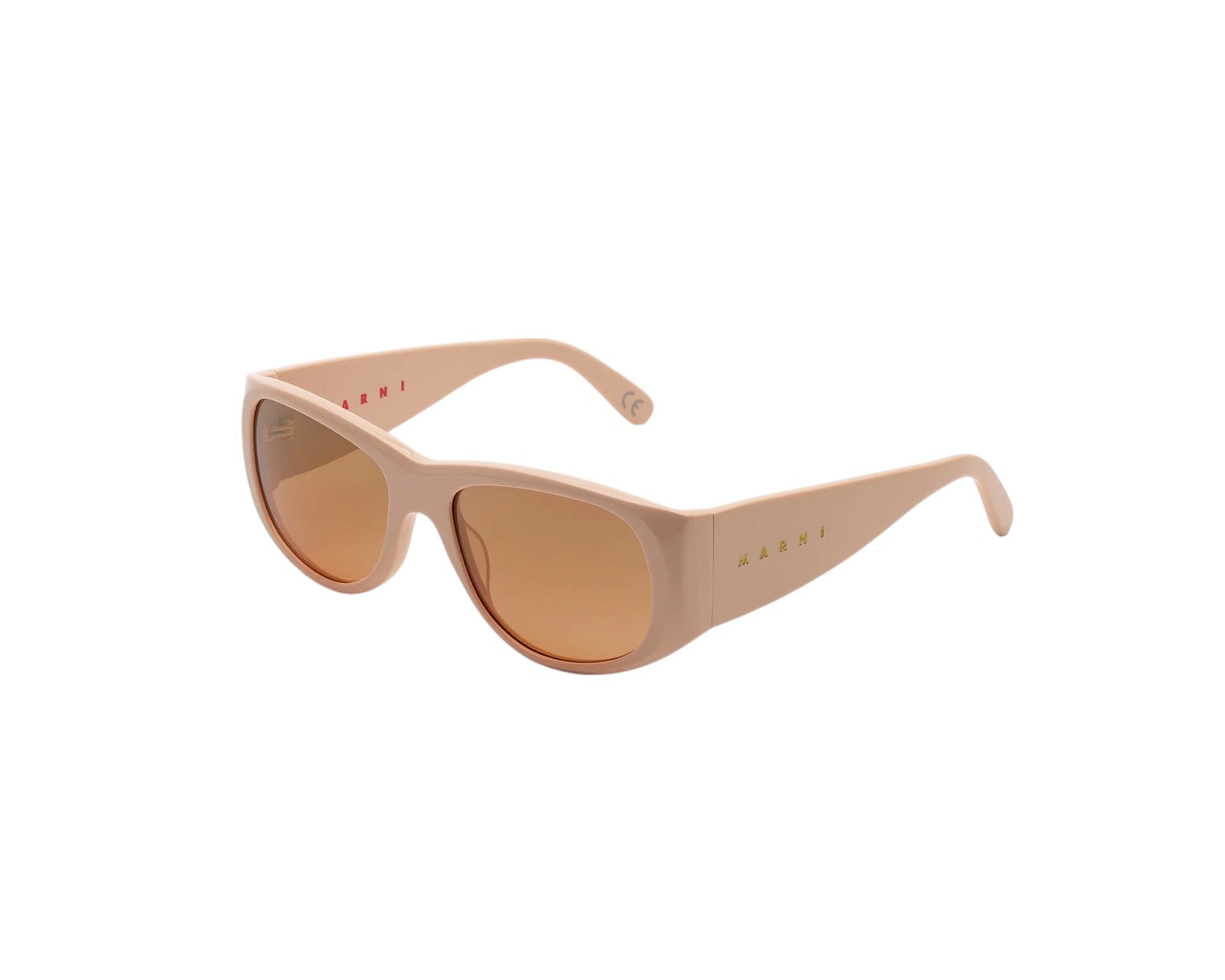 8059026107035 - Unisex Orinoco River Nude 0EF Gläser SONNENBRILLEN Acetat Rosa Orange Quadratisch Normal