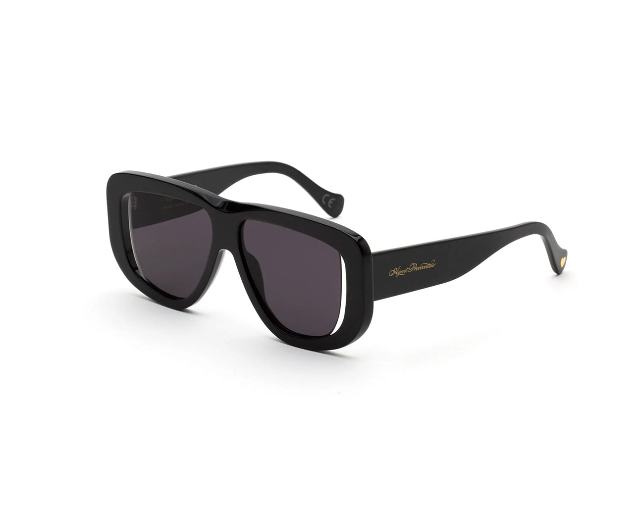 8059026107165 - Damen 39R Karley Black Gläser SONNENBRILLEN Steckdose Acetat Schwarz Grau Pilot Normal