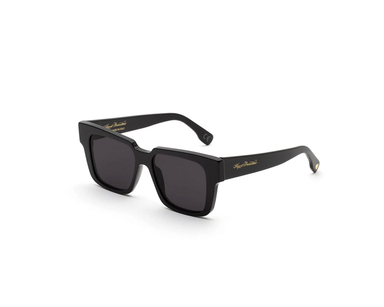 8059026107271 - Damen Q5L Debie Black Gläser SONNENBRILLEN Steckdose Acetat Schwarz Grau Quadratisch Normal