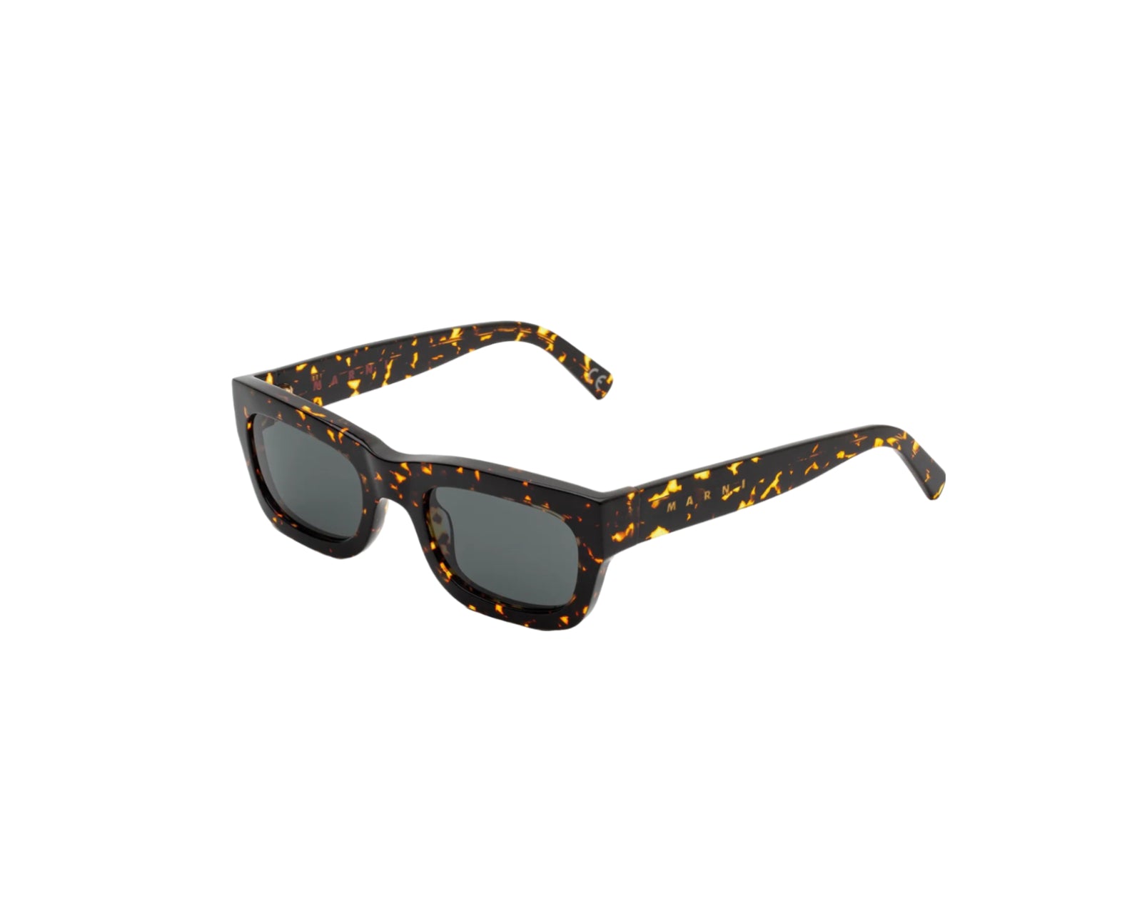 8059026107745 - Unisex Kawasan Falls Maculato CWE Gläser SONNENBRILLEN Acetat Havanna Grau Quadratisch