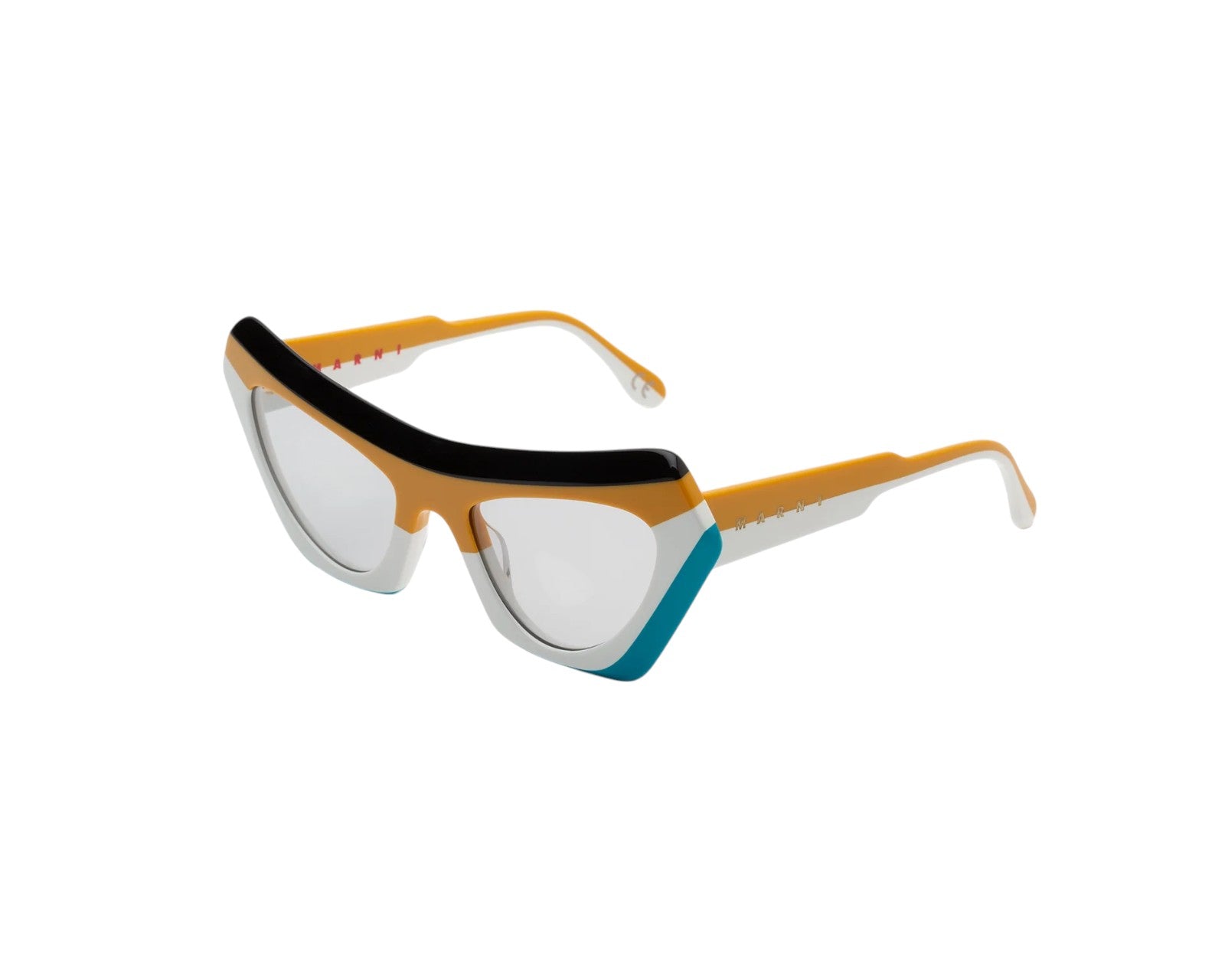 8059026108735 - Unisex Devil s Pool Stripes Turquoise 4JS Gläser SONNENBRILLEN Acetat Multi-Farben Silber Cat Eye Normal