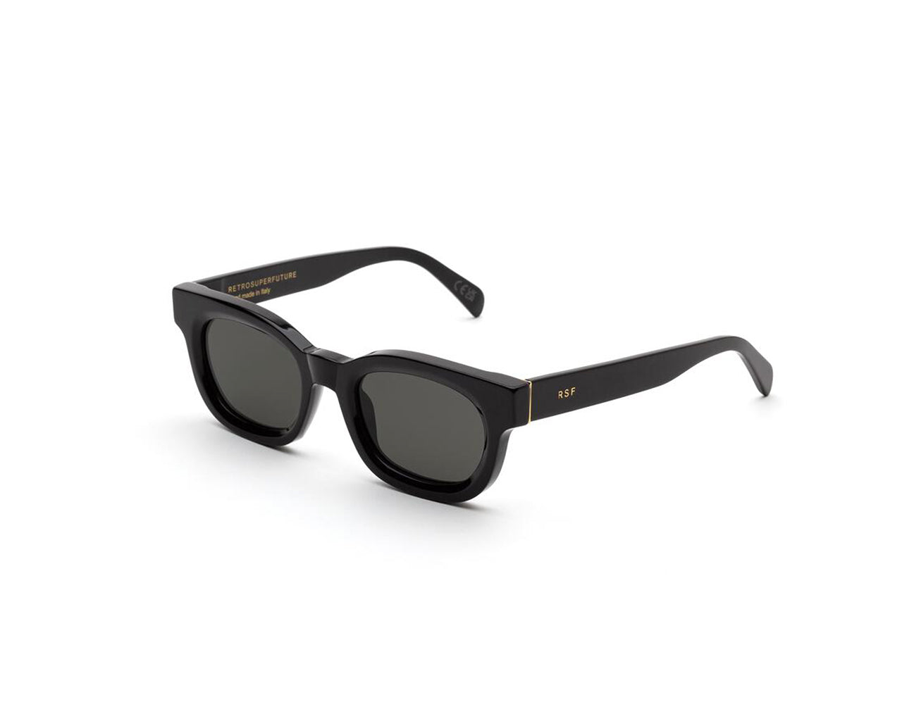 8059026109350 - Unisex Dej immer schwarz Gläser SONNENBRILLEN Acetat Schwarz Grau Panthos Normal