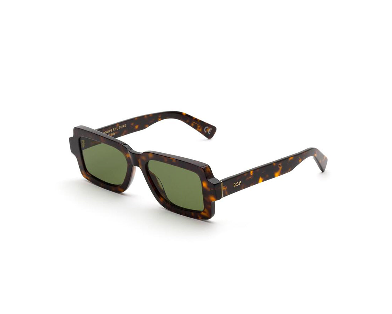 8059026109497 - Unisex 6SN Pilastro 3627 Gläser SONNENBRILLEN Acetat Havanna Grün Quadratisch Normal