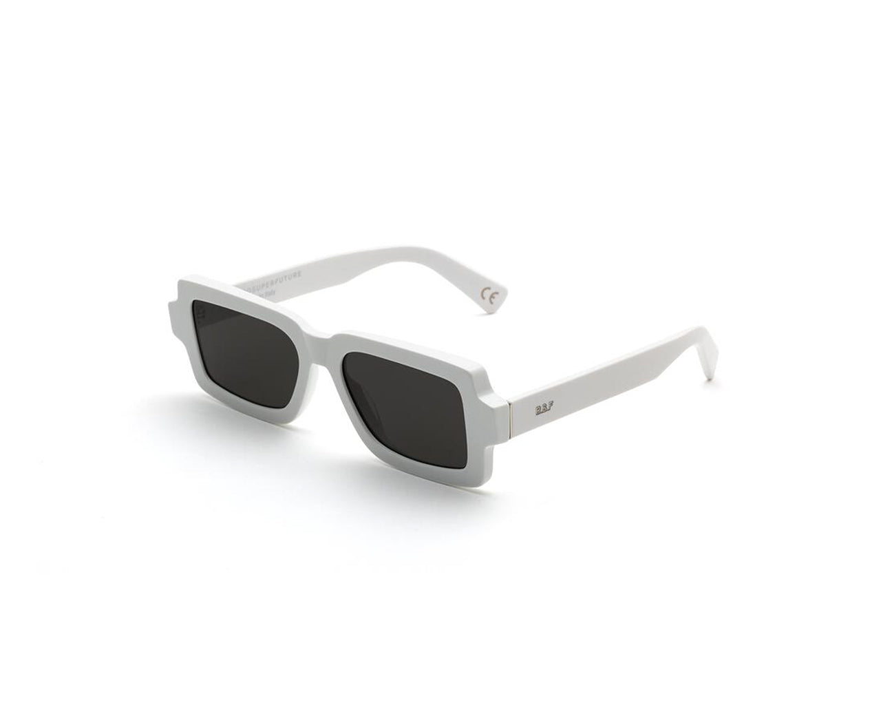 8059026109503 - Unisex ZPO Pilastro white Gläser SONNENBRILLEN Acetat Weiß Grau Quadratisch Normal