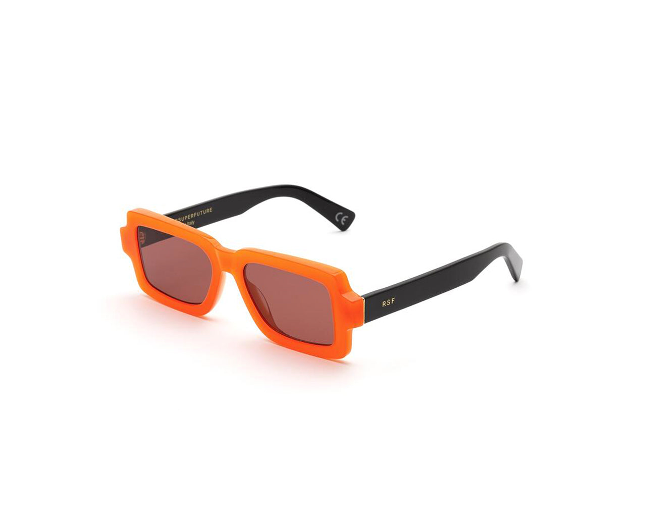 8059026109510 - Unisex V6U Pilastro juice Gläser SONNENBRILLEN Acetat Orange Braun Quadratisch Normal