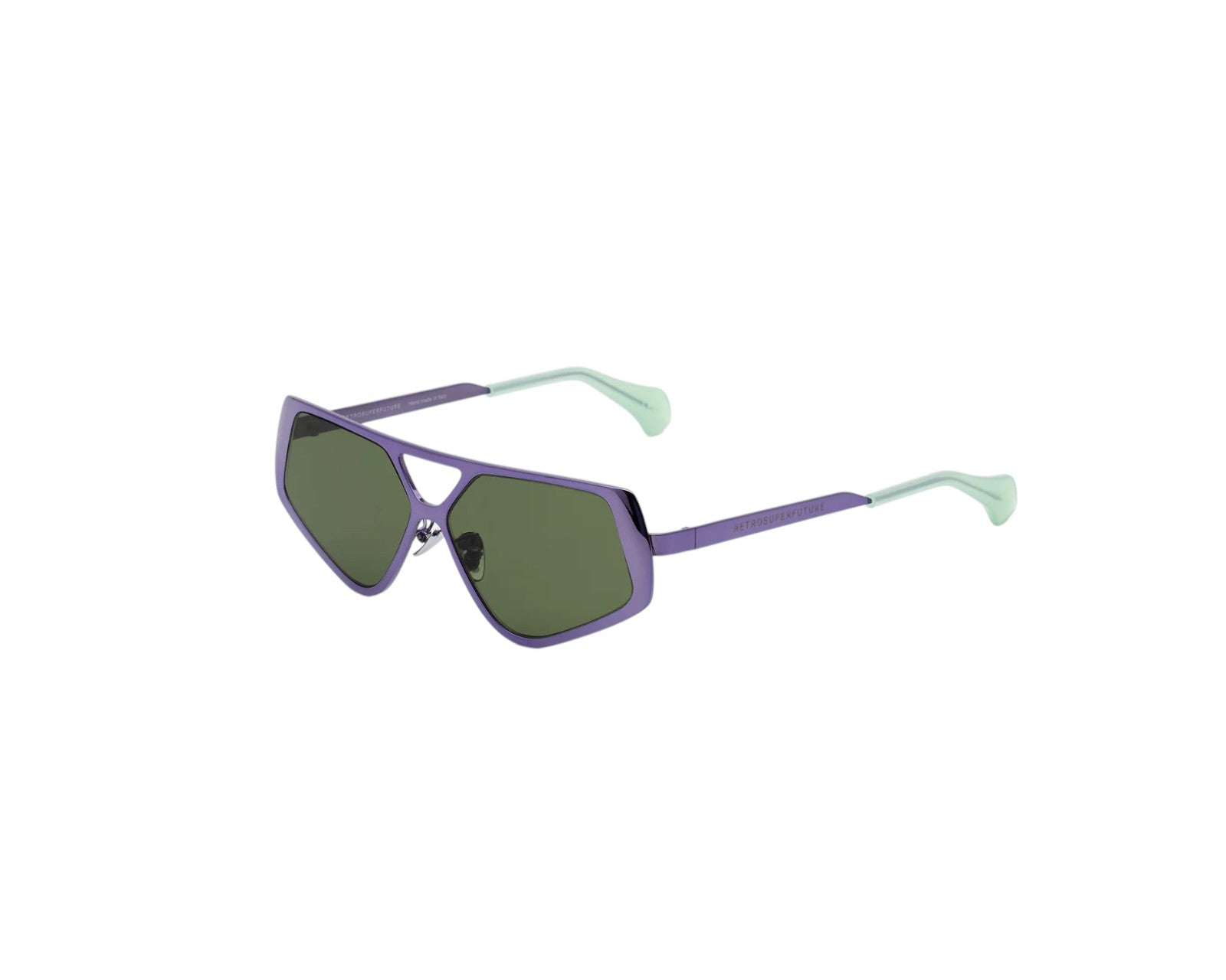 8059026109527 - Unisex 9YS Spazio Knowledge Sonnenbrillen Metall Violett Grün Geometrisch Normal 8059026109527 - Unisex 9YS Spazio Knowledge Sonnenbrillen Metall Violett Grün Geometrisch Normal