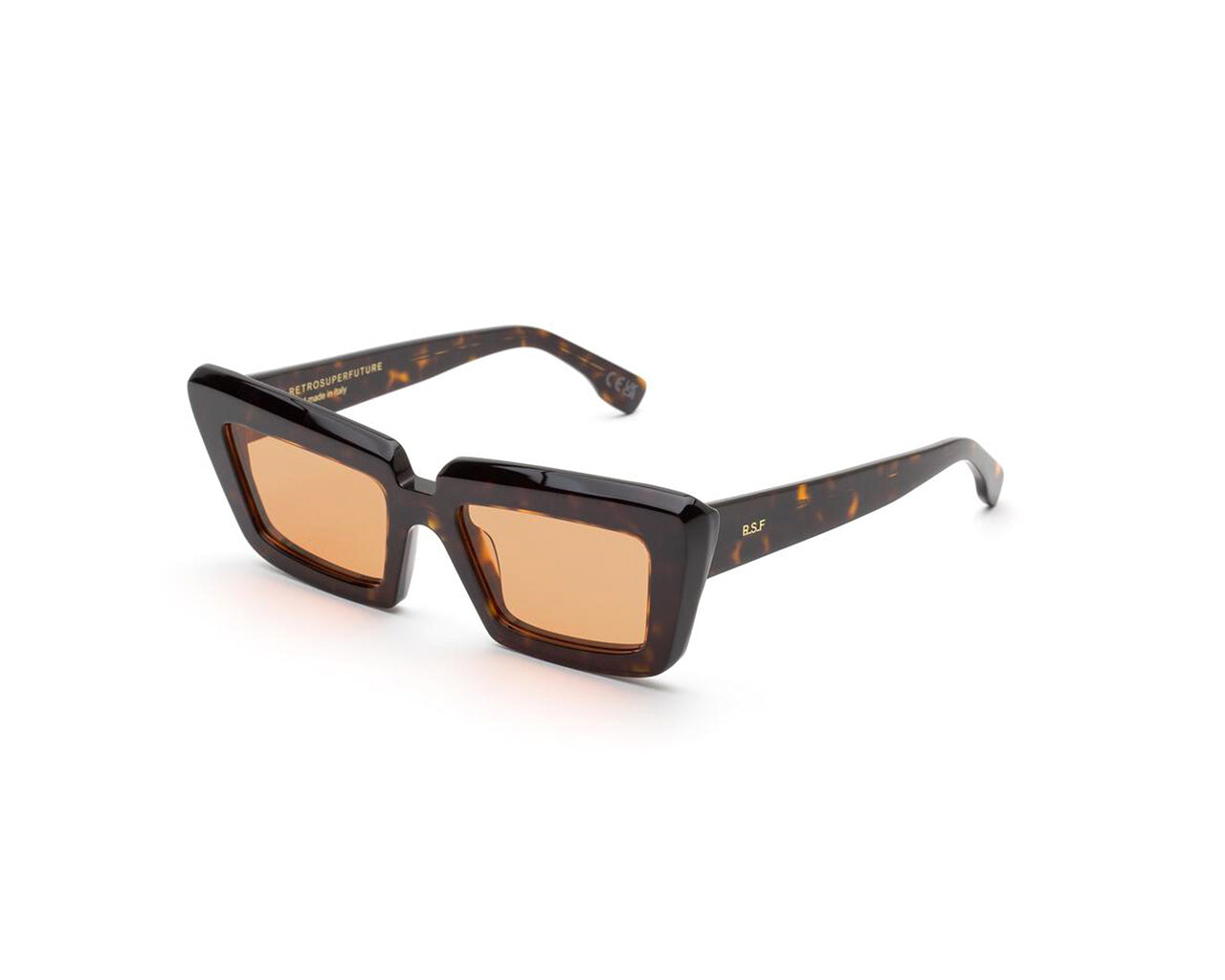 8059026109602 - Unisex 17M Coccodrillo meteorite Gläser SONNENBRILLEN Acetat Havanna Braun Quadratisch Normal