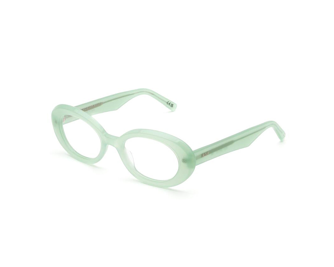 8059026109824 - Unisex PLF -Nummer 109 milchig Rahmen von BRILLEN Acetat Grün  Kreisel