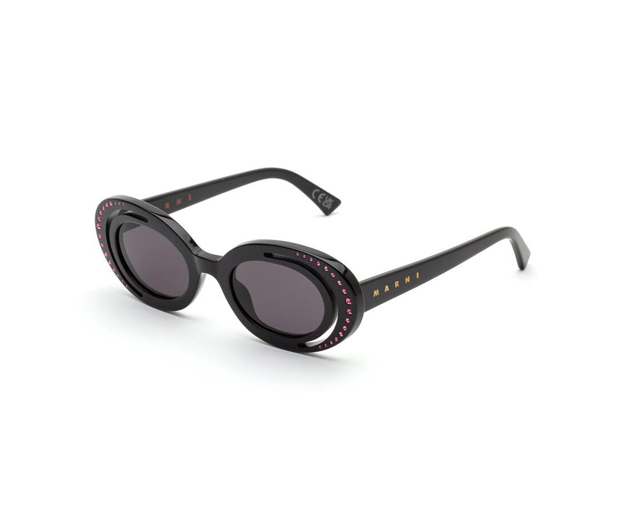 8059026110226 - Unisex Zion Canyon Black D5M Gläser SONNENBRILLEN Acetat Schwarz Rauch Geometrisch Normal