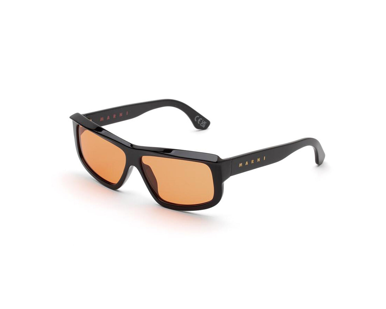 8059026110325 - Unisex Annapuma Schaltungsgeschwindigkeit DZE Gläser SONNENBRILLEN Acetat Schwarz Orange Hocken Normal