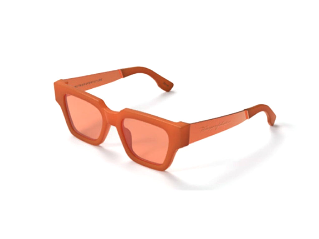 8059026110691 - Unisex KRO STORIA FRANCIS ORANGE Gläser SONNENBRILLEN Acetat Orange Orange Quadratisch Normal