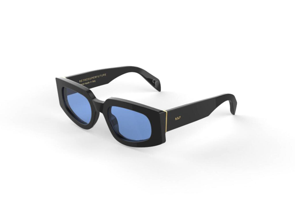 8059026112909 - Unisex Zrh Tetra Azure Gläser SONNENBRILLEN Acetat Blau Blau Kreisel Normal