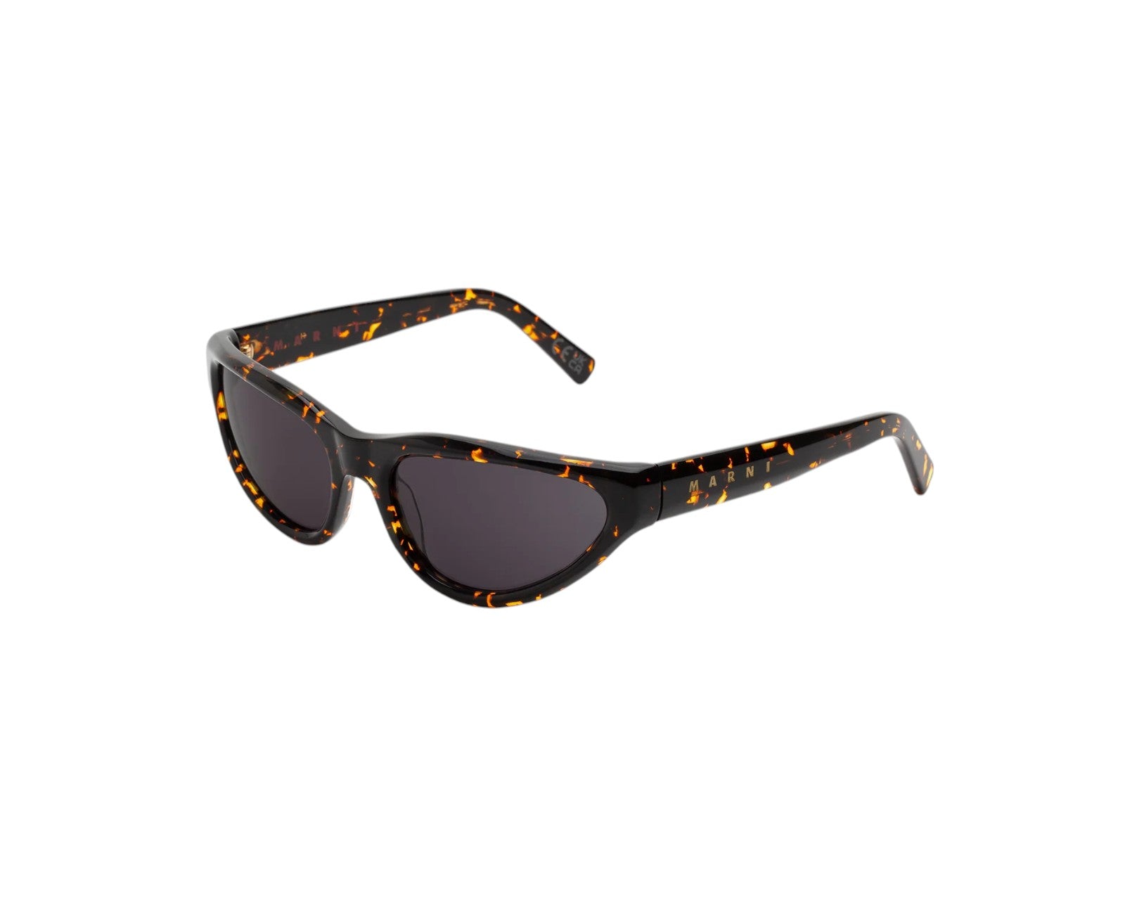 8059026115917 - Unisex Mavericks Maculato FD8 Gläser SONNENBRILLEN Acetat Havanna Schwarz Wraparound Normal