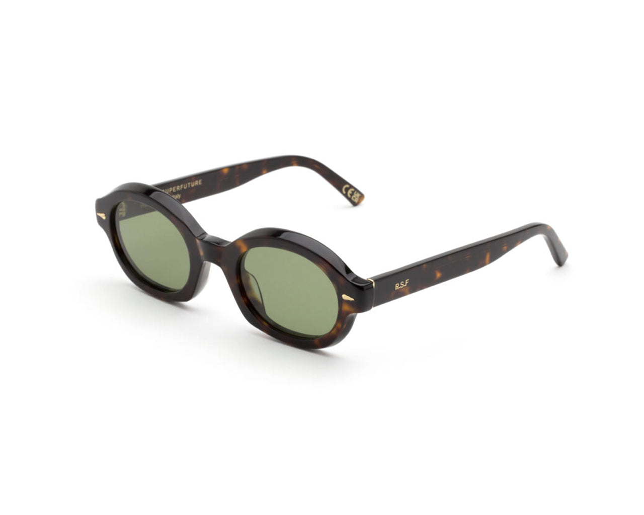 8059026115924 - Unisex 6PW März 3627 Gläser SONNENBRILLEN Acetat Havanna Grün Kreisel Normal