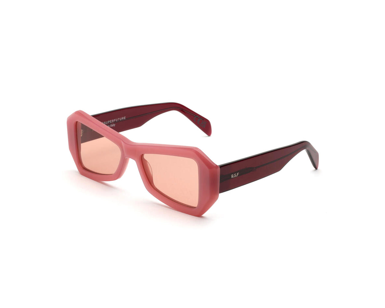 8059026116020 - Unisex 8BU Tempio Candy Gläser SONNENBRILLEN Acetat Rose Rose Geometrisch Normal