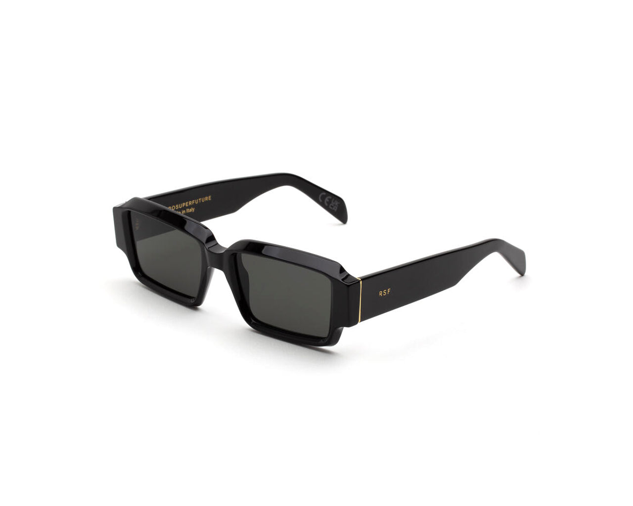 8059026116037 - Unisex XL9 Astro Black Gläser SONNENBRILLEN Acetat Schwarz Grau Quadratisch Normal