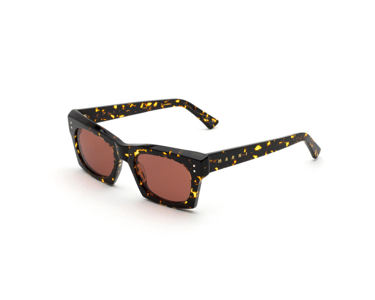 8059026116761 - Unisex Edku Maculato 2B3 Gläser SONNENBRILLEN Acetat Havanna Braun Quadratisch Normal