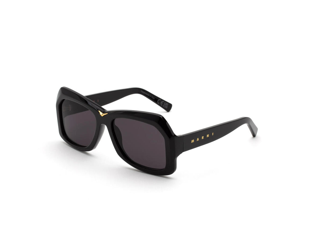 8059026116792 - Unisex Tiznit Black HJB Gläser SONNENBRILLEN Acetat Schwarz Schwarz Geometrisch Normal