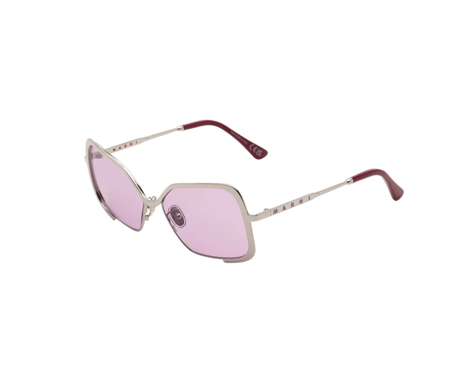 8059026116884 - Unisex Unila Valley codcolore Silver Mauve OEN Gläser SONNENBRILLEN Metall Silber Violett Quadratisch Normal