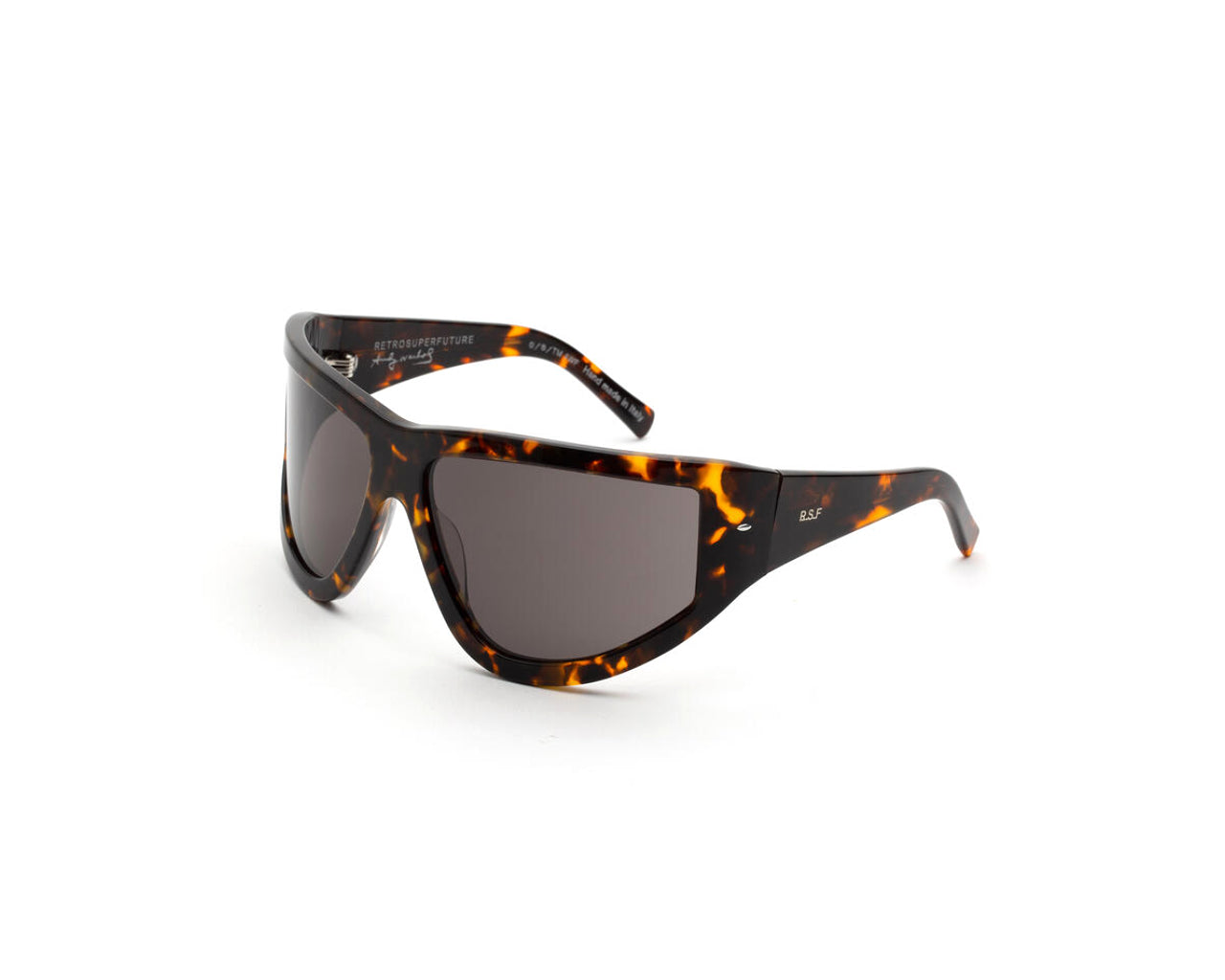 8059026117003 - Unisex CS7 -Messer Burt Havanna Gläser SONNENBRILLEN Acetat Havanna Grau Maske Normal