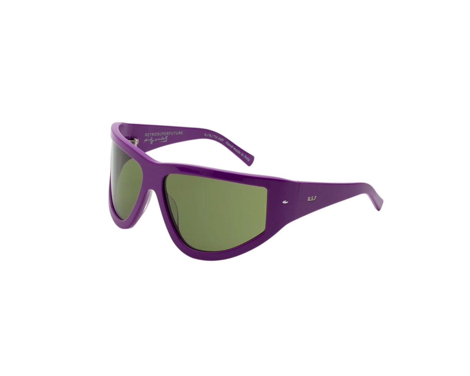 8059026117010 - Unisex 17N Knives Purpureus Sonnenbrillen Acetat Violett Grün Maske Normal