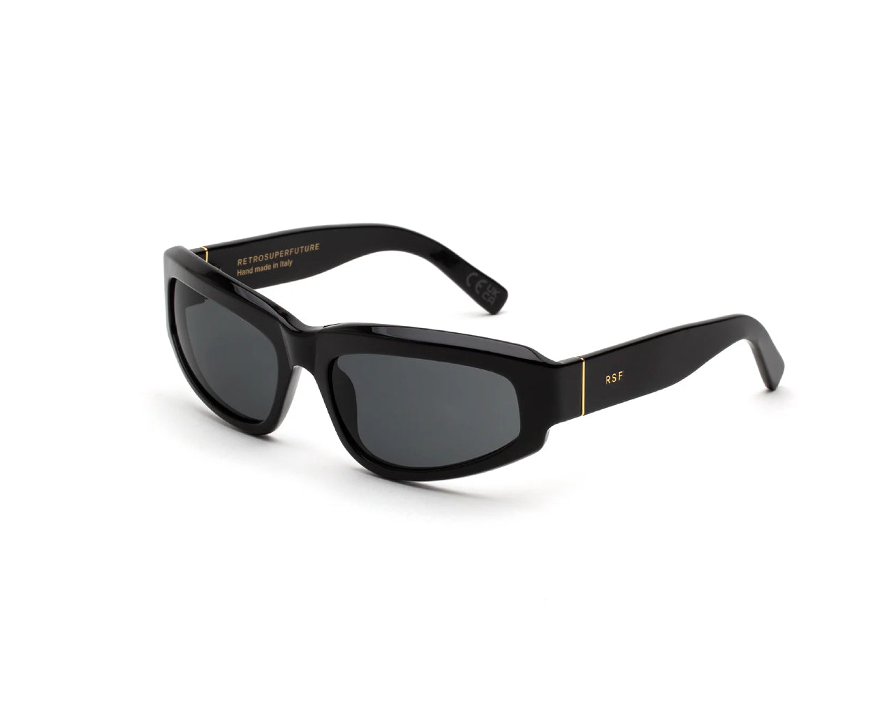 8059026119816 - Unisex 5AB Schwarzer Motor Gläser SONNENBRILLEN Acetat Schwarz Grau Umhüllt Normal