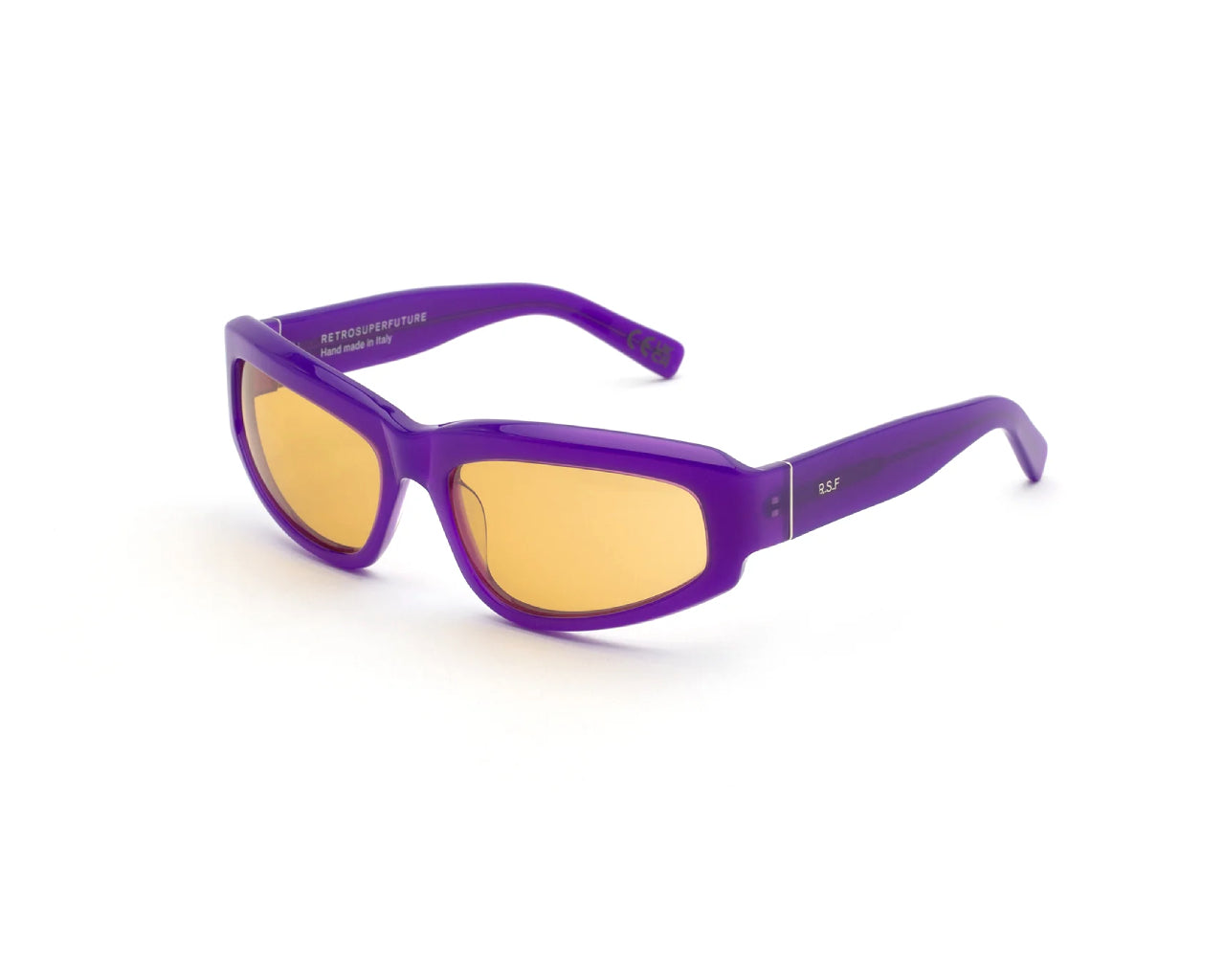 8059026119946 - Unisex M5X Motore Hentai Gläser SONNENBRILLEN Acetat Violett Gelb Wraparound Normal