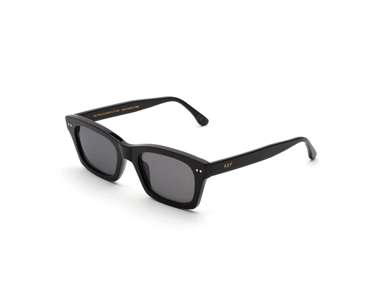 8059026119991 - Unisex LGE Affari Black Gläser SONNENBRILLEN Acetat Schwarz Schwarz Quadratisch Normal