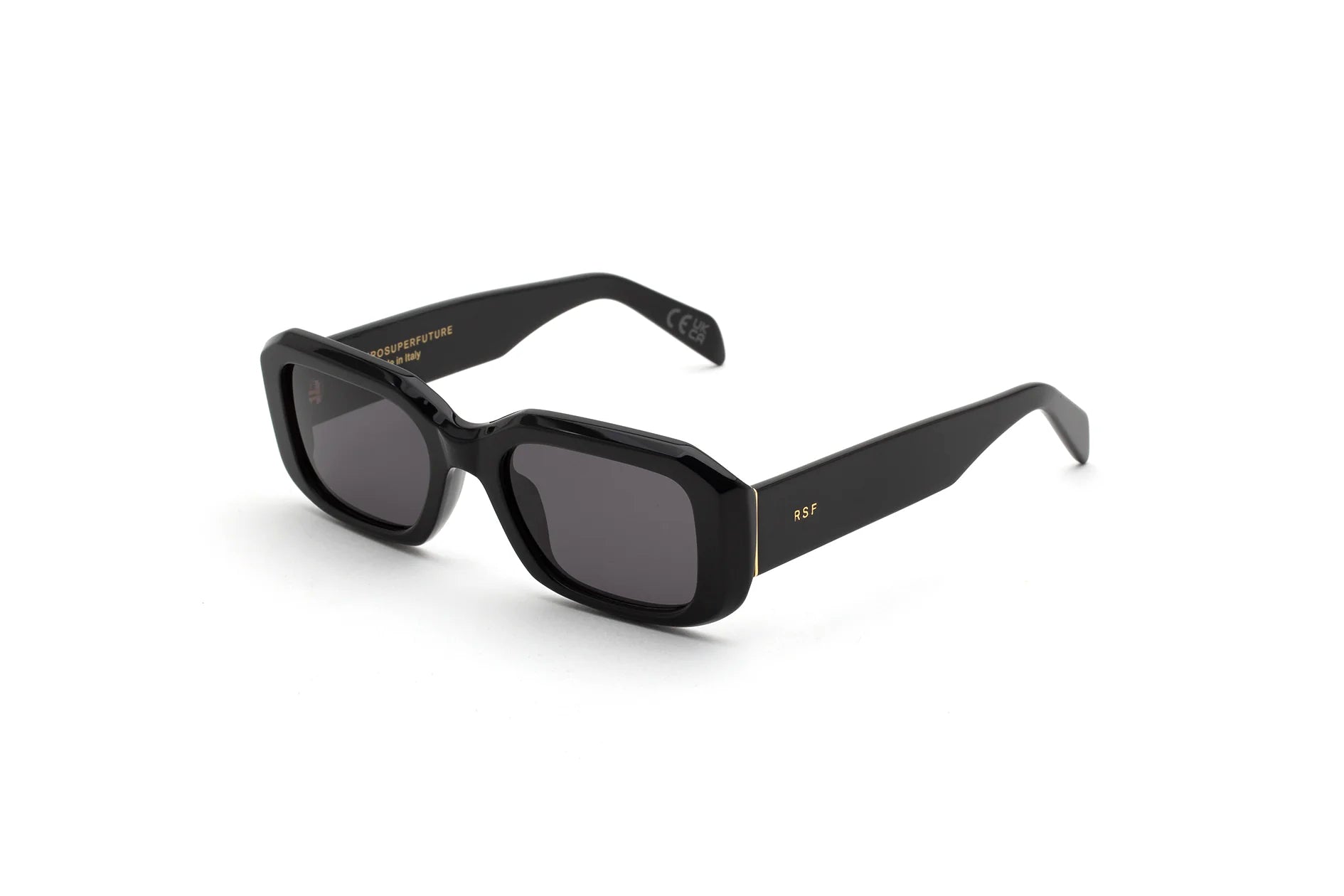 8059026120034 - Unisex 5IM Sagrado Black Gläser SONNENBRILLEN Acetat Schwarz Schwarz Quadratisch Normal