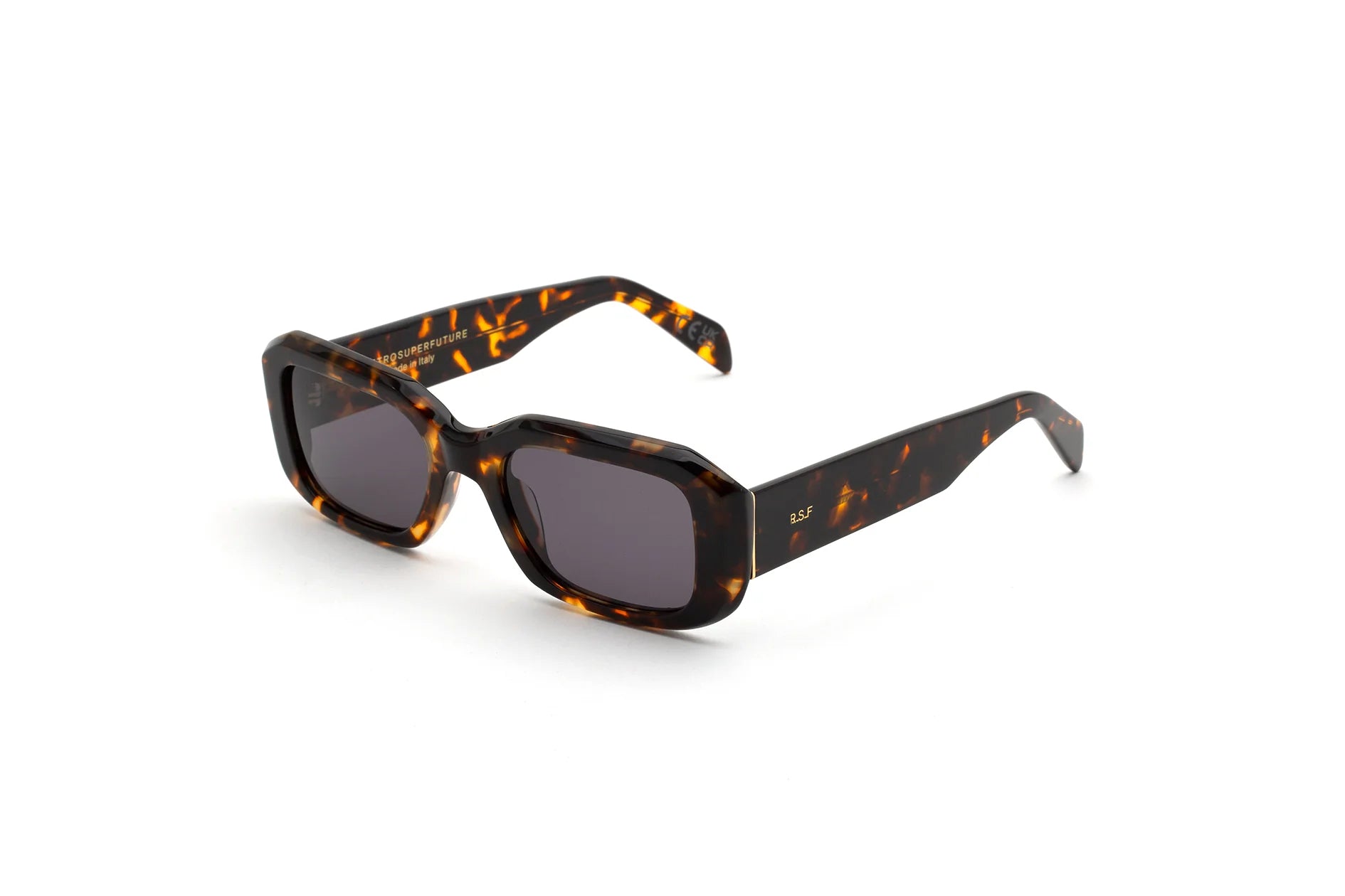 8059026120041 - Unisex EMM Sagrado Burnt havana Gläser SONNENBRILLEN Acetat Havanna Schwarz Quadratisch Normal