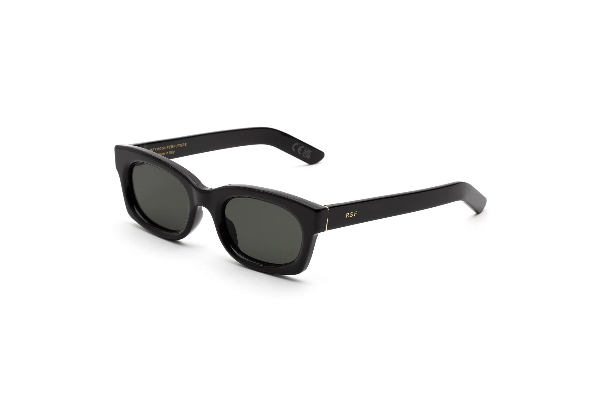 8059026120072 - Unisex B5B Ambos Black Gläser SONNENBRILLEN Acetat Schwarz Grau Quadratisch Normal