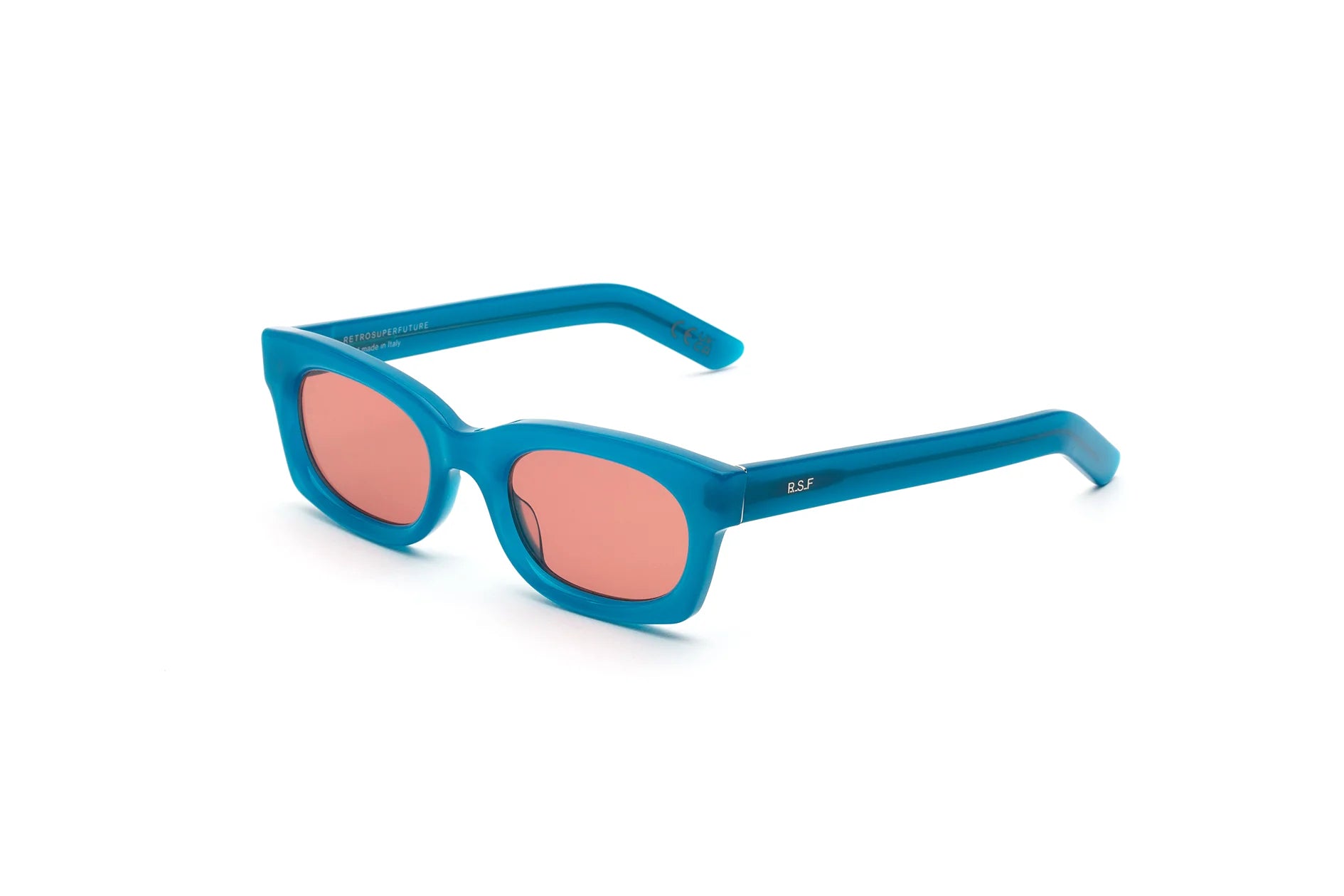 8059026120102 - Unisex SR9 Ambos Petrolium Gläser SONNENBRILLEN Acetat Blau Bordeaux Hocken Normal