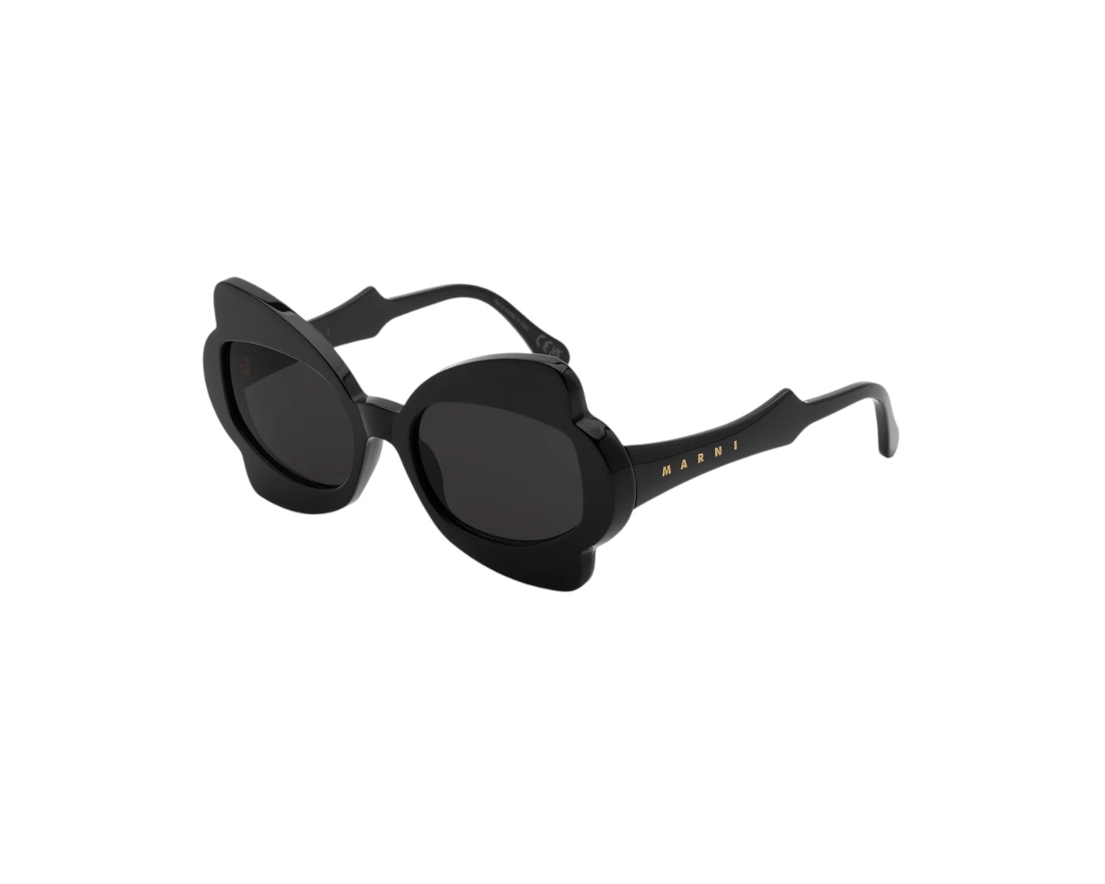 8059026120515 - Unisex Monumental Gate Black K3J Gläser SONNENBRILLEN Acetat Schwarz Grau Geometrisch Normal