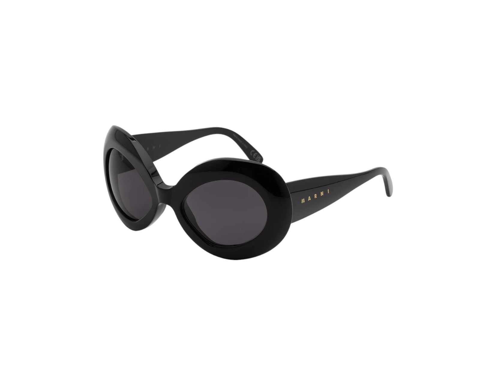 8059026120560 - Unisex Lake Of Fire Black 4DL Gläser SONNENBRILLEN Acetat Schwarz Grau Oversize Normal