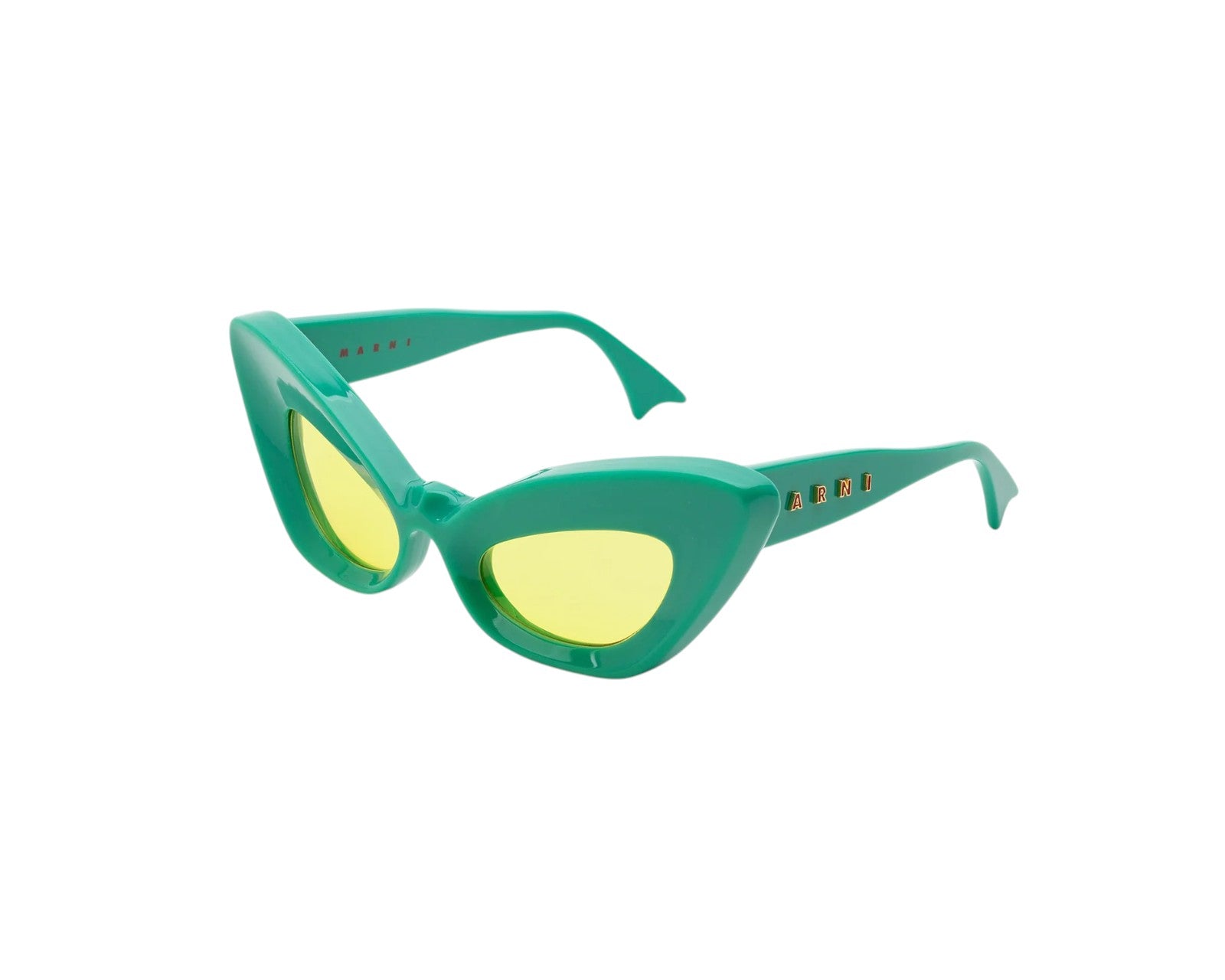 8059026121154 - Unisex Caelicola Teal ER1 Gläser SONNENBRILLEN Acetat Grün Grün Geometrisch Normal