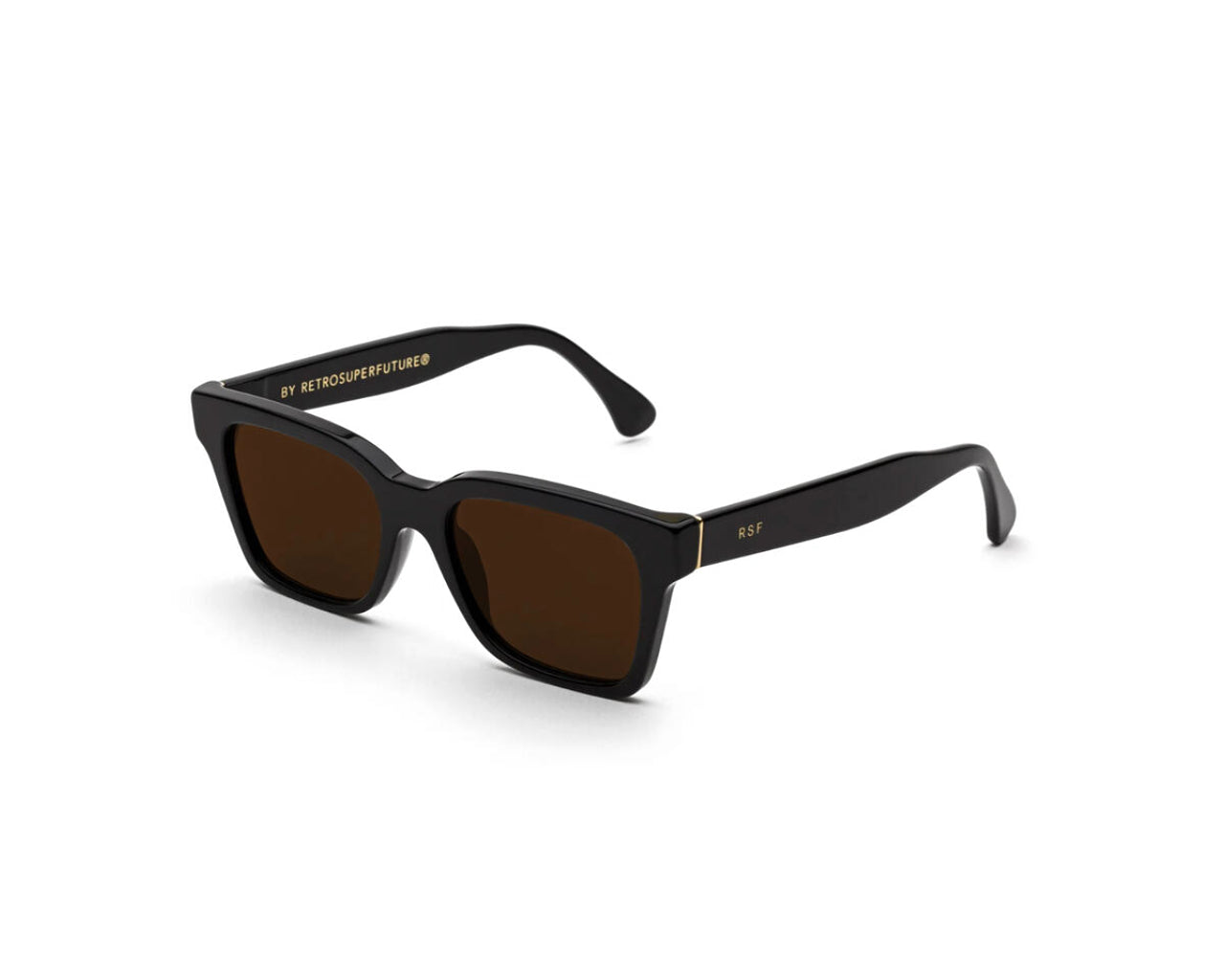 8059026121581 - Unisex CX5 America Brown Gläser SONNENBRILLEN Acetat Schwarz Braun Quadratisch Normal