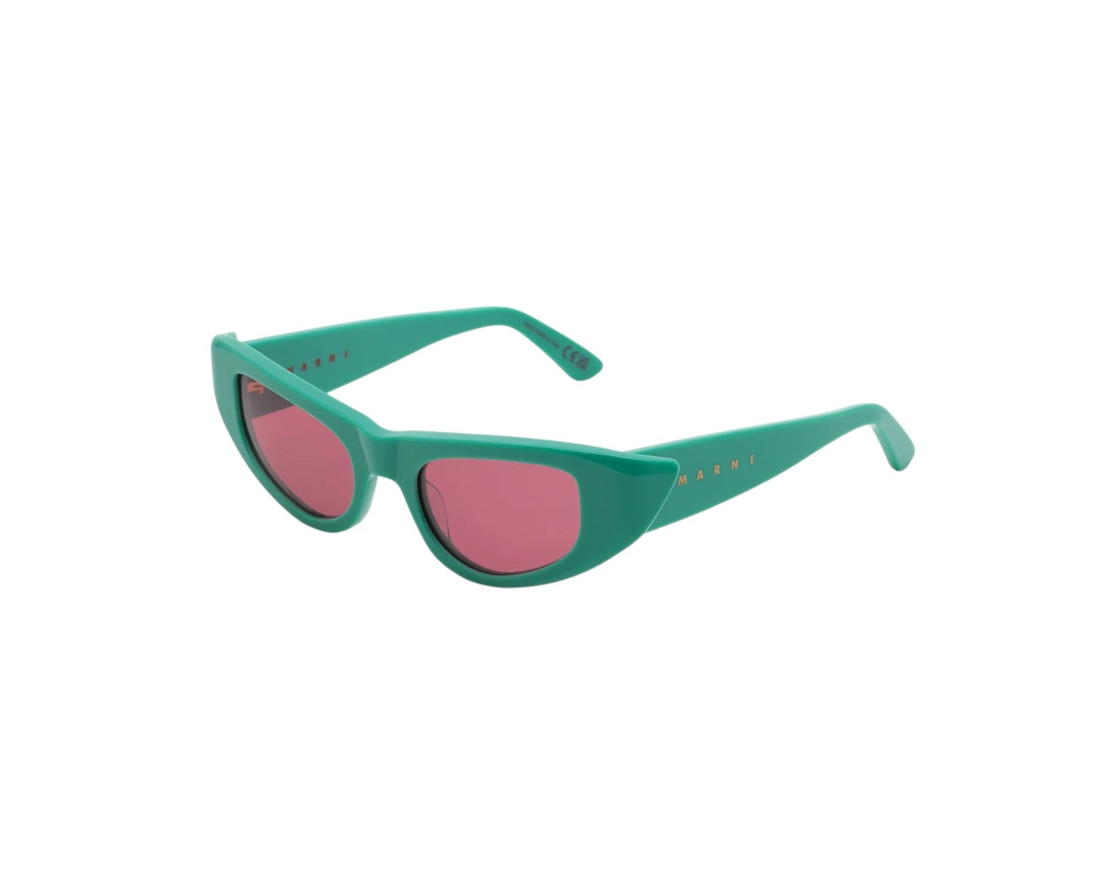 8059026122137 - Unisex Netherworld Teal YSJ Gläser SONNENBRILLEN Acetat Petrolium Rosa Cat Eye Normal