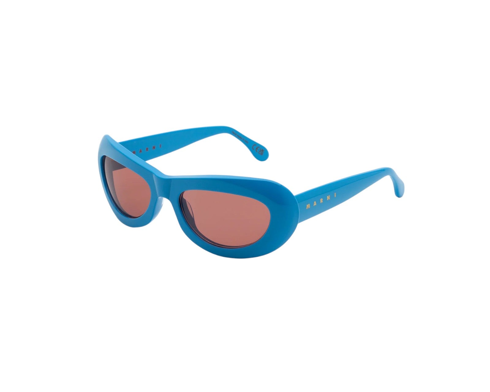 8059026122144 - Unisex Field Of Rushes Blue EZ5 Gläser SONNENBRILLEN Acetat Blau Braun Geometrisch Normal