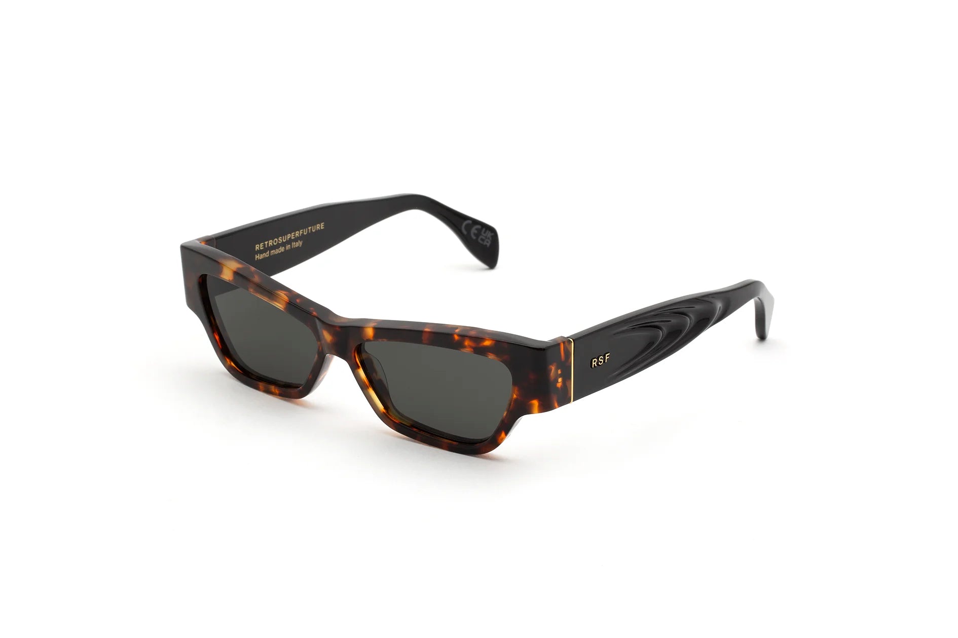 8059026123417 - Unisex XWN Nameko Burnt havana Gläser SONNENBRILLEN Acetat Havanna Schwarz Quadratisch Normal