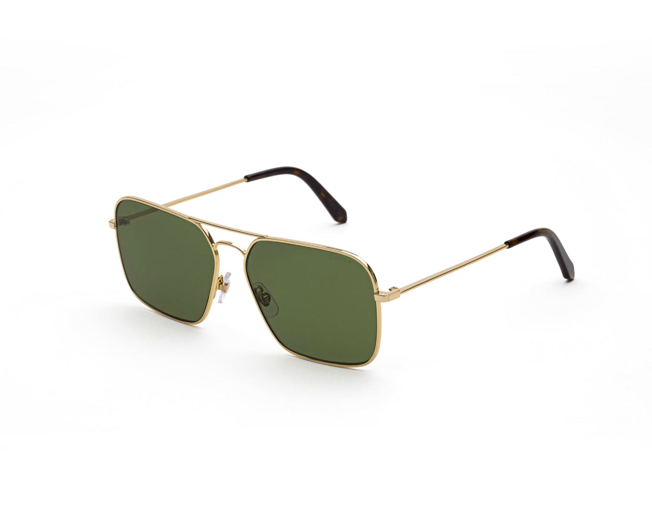 8059026124308 - Unisex PRI Iggy 20 Green Gläser SONNENBRILLEN Metall Gold Grün Quadratisch Normal