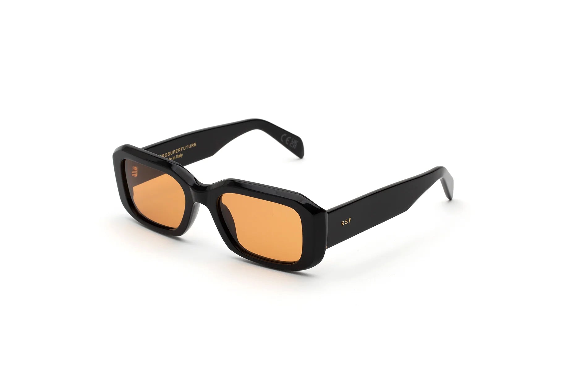 8059026124612 - Unisex RVW Sagrado Refined Gläser SONNENBRILLEN Acetat Schwarz Braun Quadratisch Normal