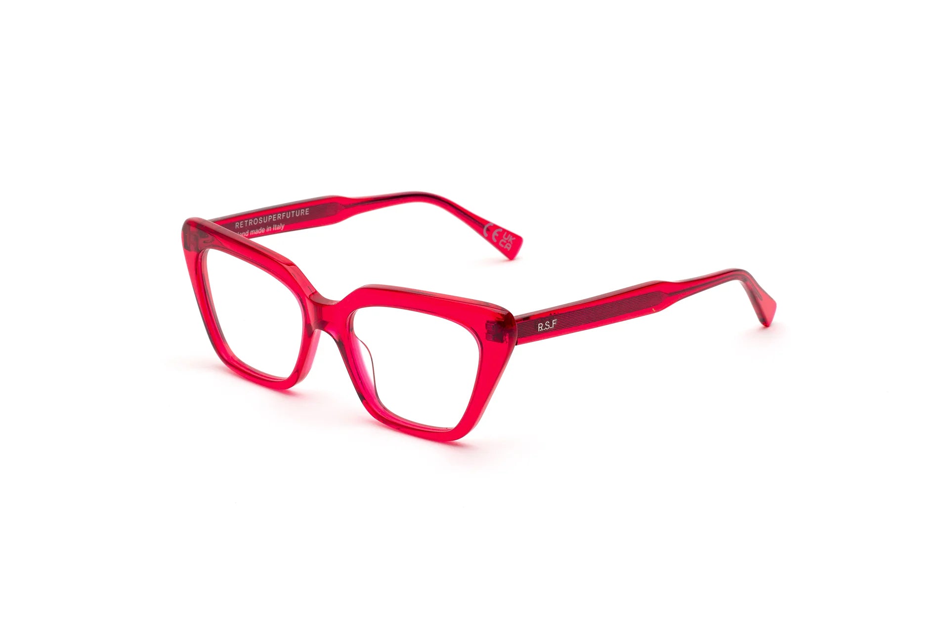 8059026124988 - Frau JCX -Nummer 122 rot Rahmen von BRILLEN Acetat Rot  Katzenauge